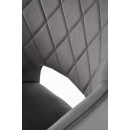 Стул HALMAR K535 серый/черный, поворотный